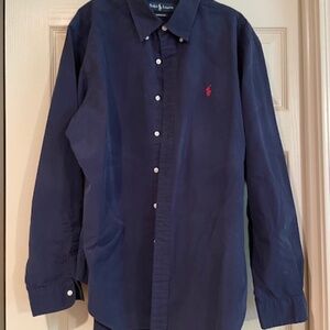Mens Ralph Lauren Lons sleeve button down in excellent condition Sz L
